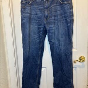 Wolverine Flame Resistant Men's Relaxed Fit Blue Jeans 40x30